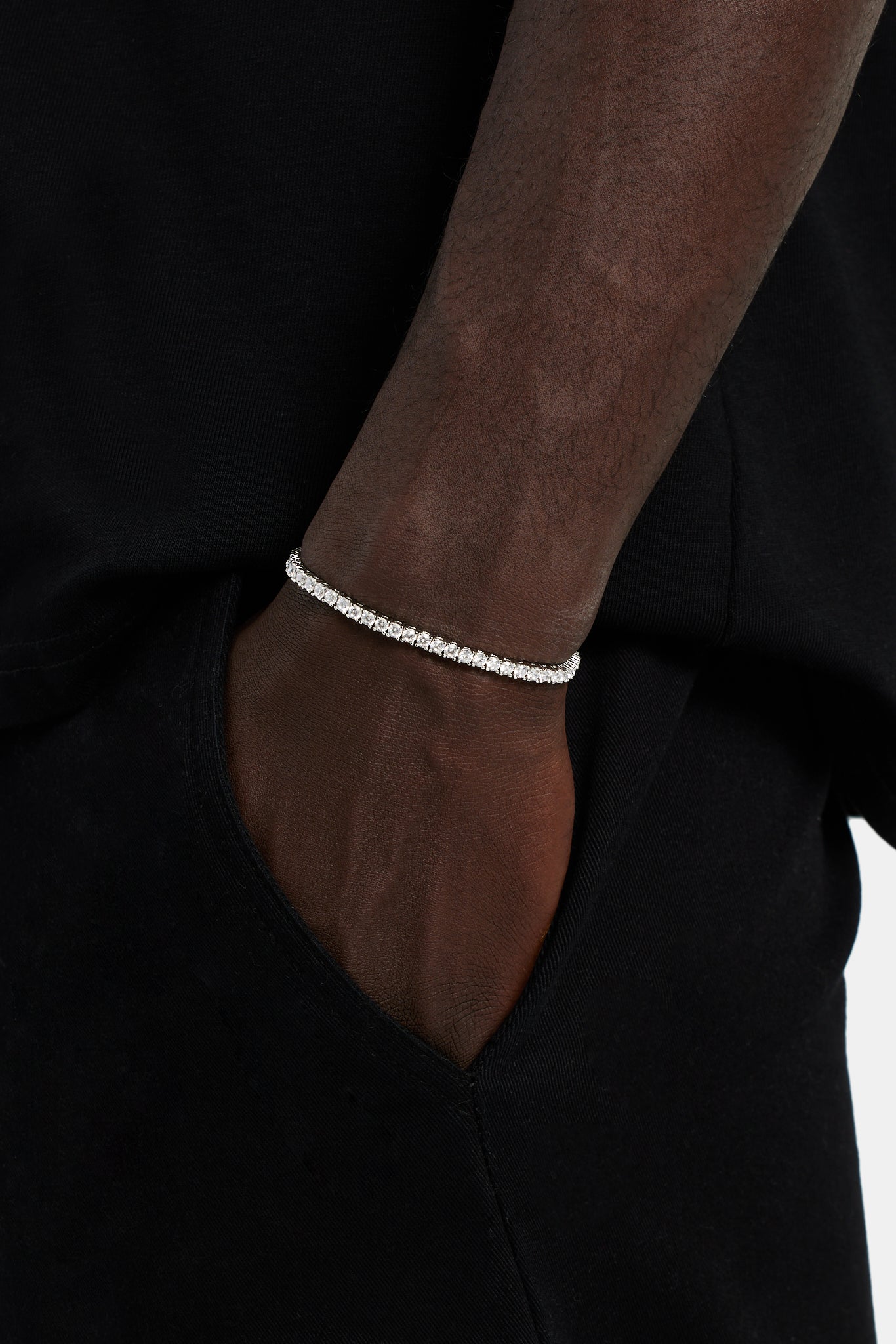 Tennis Bracelet - 3mm - White